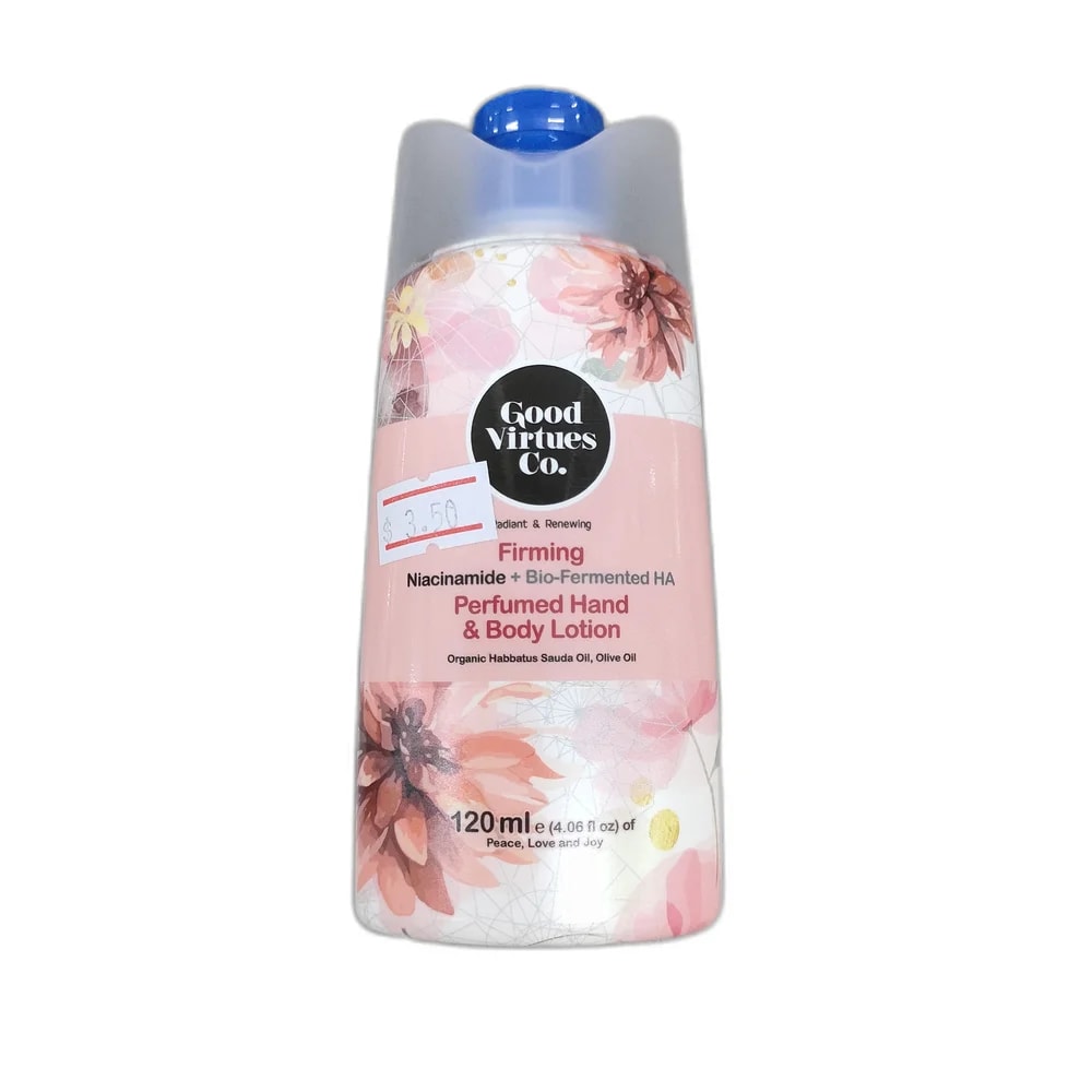 Good Virtues Co. Firming Perfumed Hand & Body Lotion 120 ml - Depot de Pharmacie B Rotha