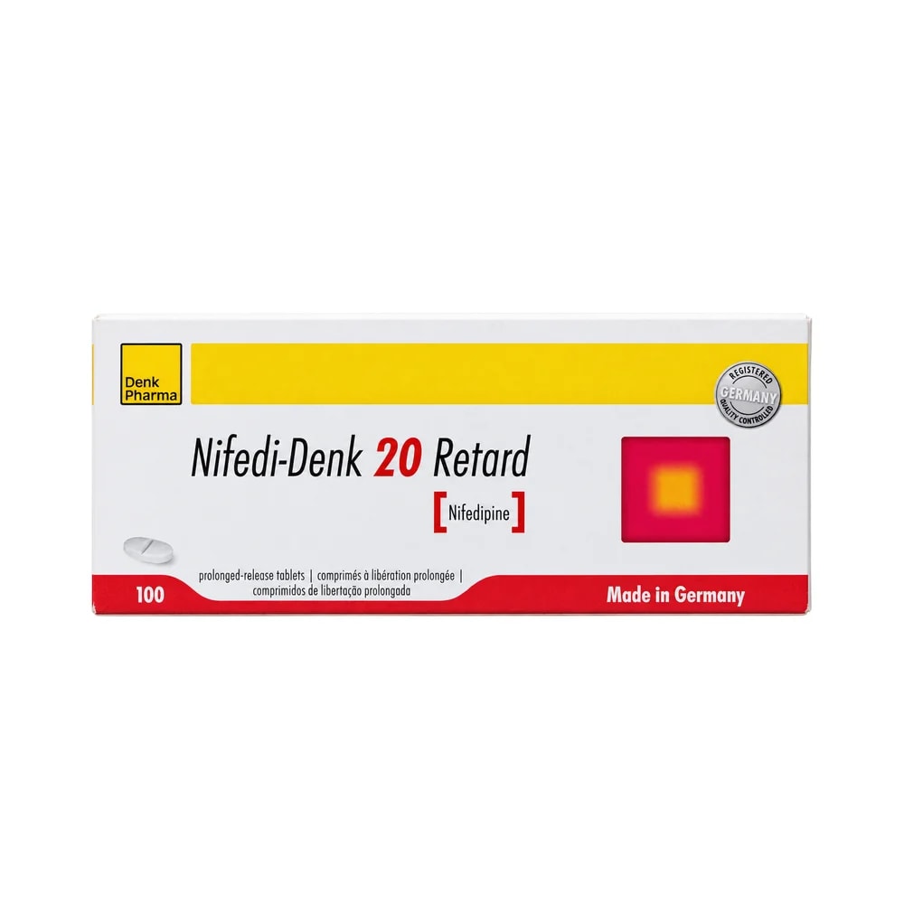 Nifedi-Denk Retard 20 mg - Pharmacy Krech hong