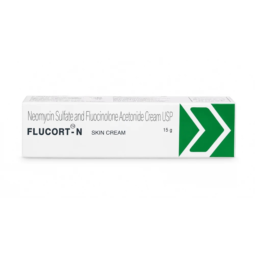 Flucort-N Skin Cream Fluocinolone acetonide 0.025% w/w and neomycin sulfate equivalent to neomycin 0.5% w/w - Kim Yi
