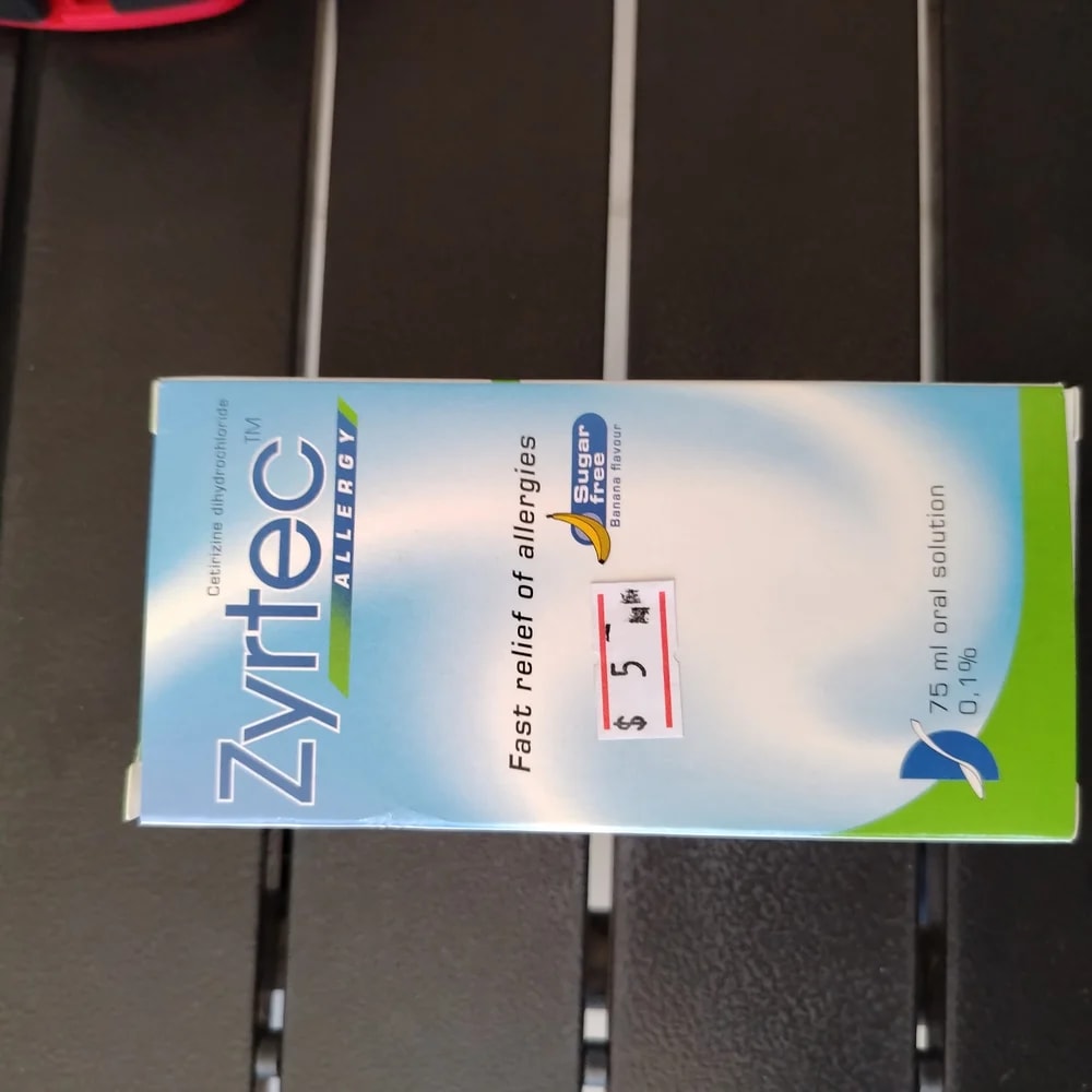 Zyrtec Allergy 1 mg/ml - CHEANIMUL PHARMACY