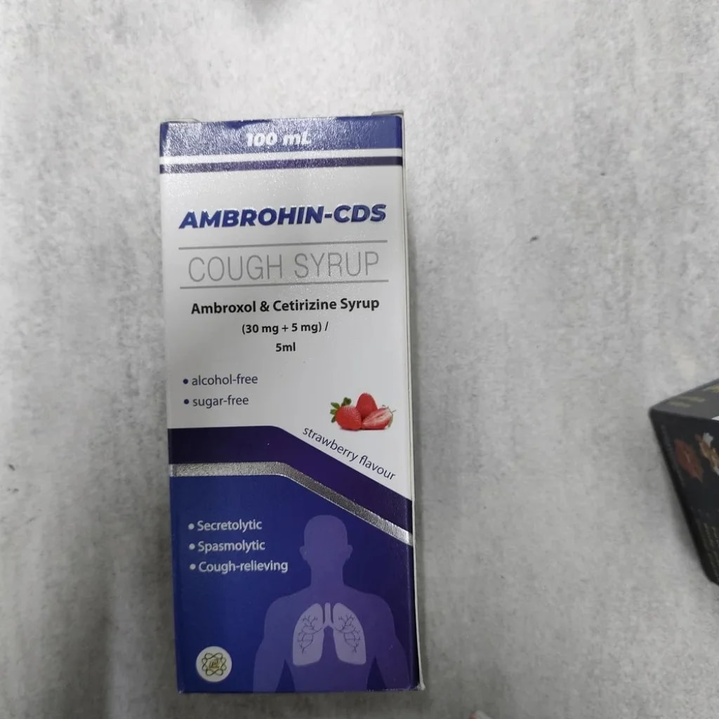Ambrohin-CDS 30 mg + 5 mg / 5 mL - Depot De Pharmacie "A" Kim Houy