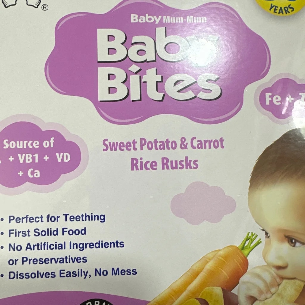 Baby Bites ដំឡូងផ្អែមនិងការ៉ុត - PONLEU DOUNG DARA PHARMACY