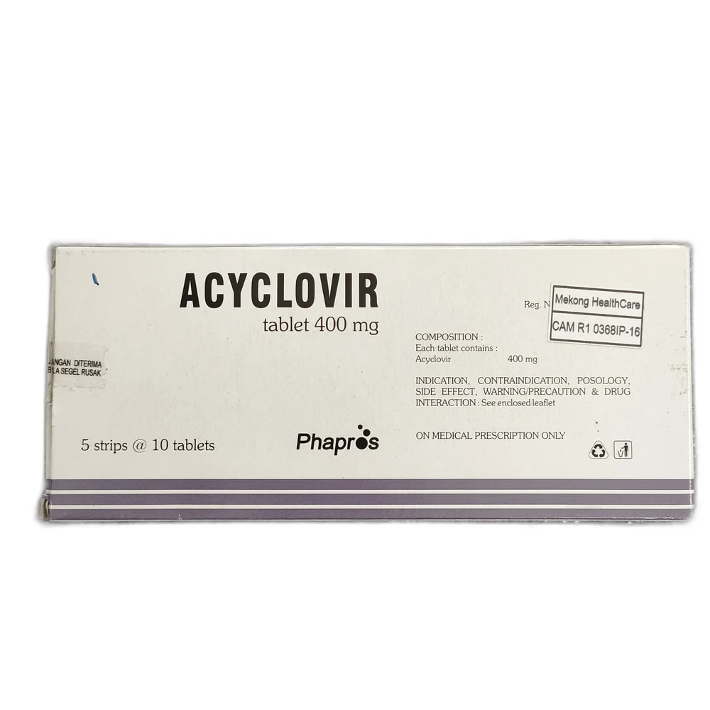 Acyclovir 400 mg - Depot De Pharmacie "A" Kim Houy