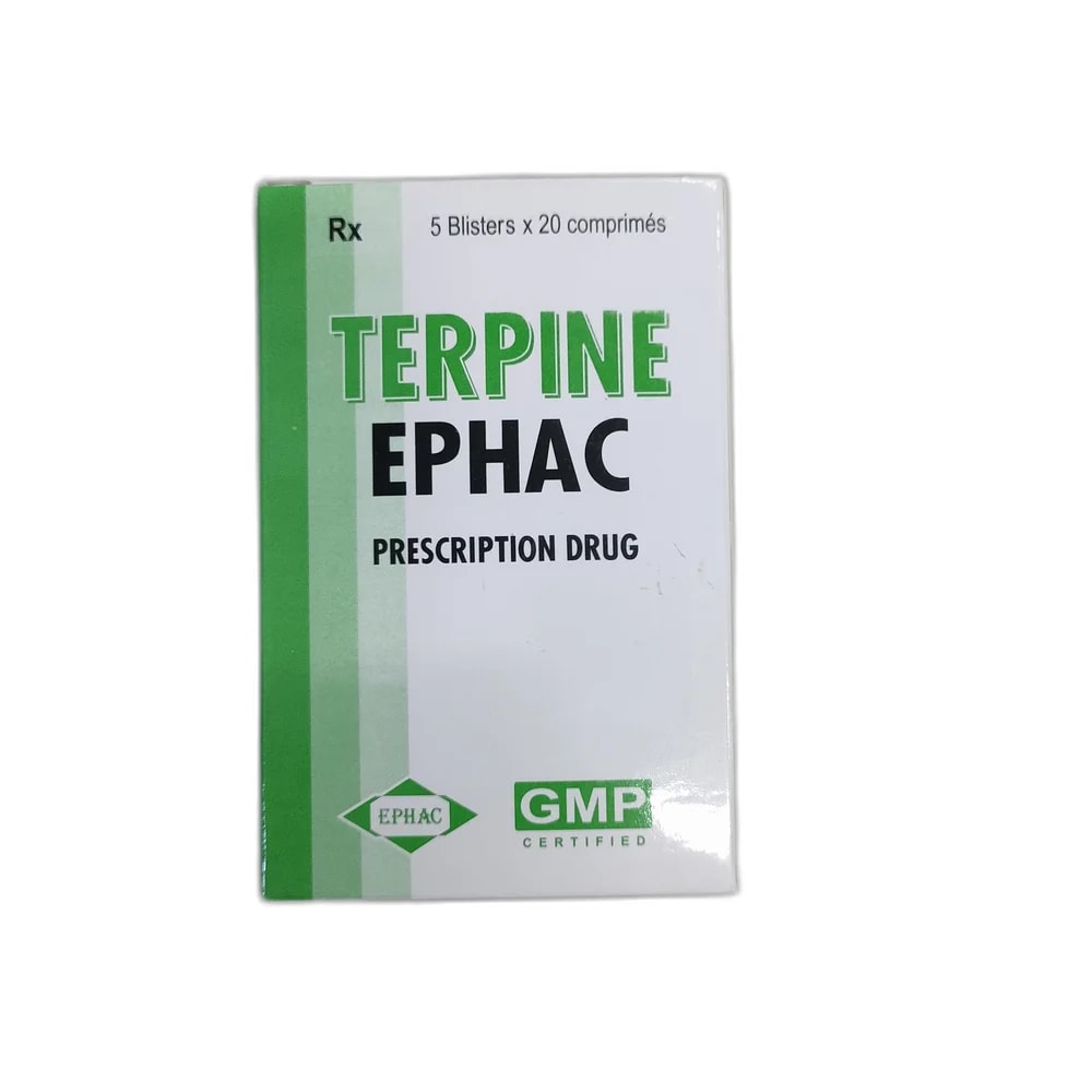 Terpine EPHAC 100 mg / 150 mg / 10 mg - Depot de Pharmacie B Rotha