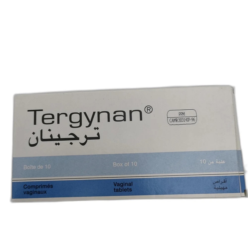 Tergynan 200 mg / 100 mg / 100000 IU / 3 mg - PHARMACIE PORNLEU PICH