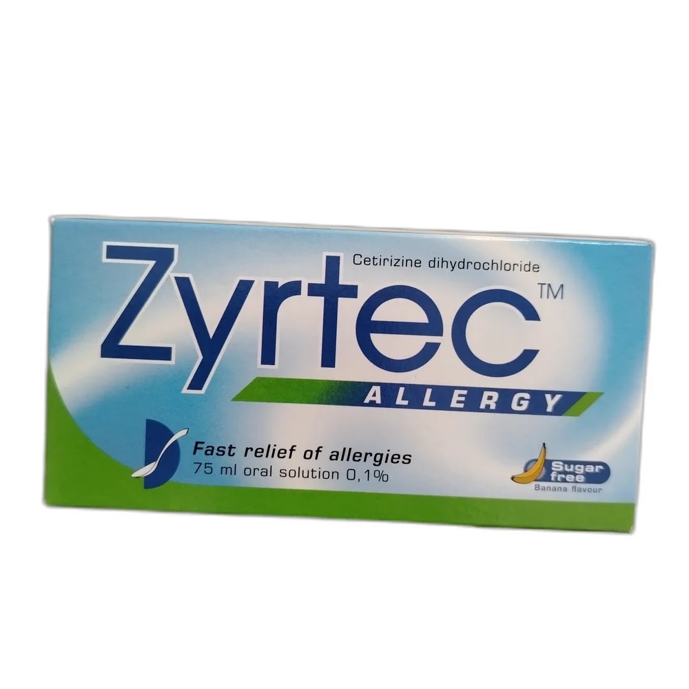 Zyrtec Allergy 1 mg/mL (0.1%) - Oudom Puthik Pharmacy