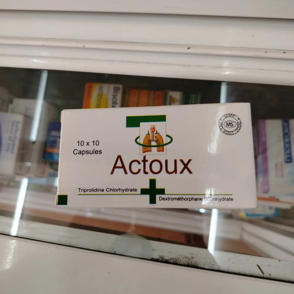 Actoux 2.5 mg / 30 mg per capsule - Reachiny Pharmacy