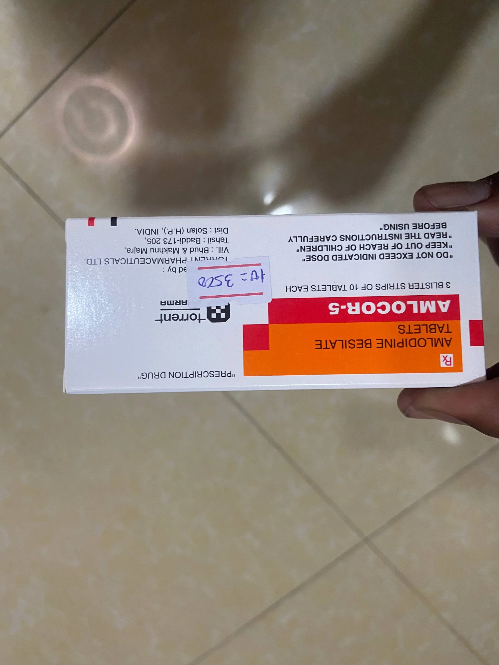 AMLOCOR-5 Amlodipine Besilate 5mg - MONGKUL SOKHAPHEAP PHARMACY
