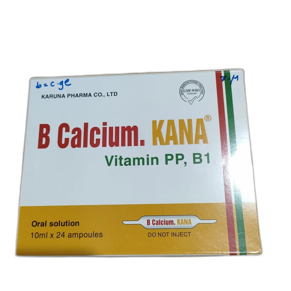 B Calcium. KANA 10 ml - Reachvong Pharmacy