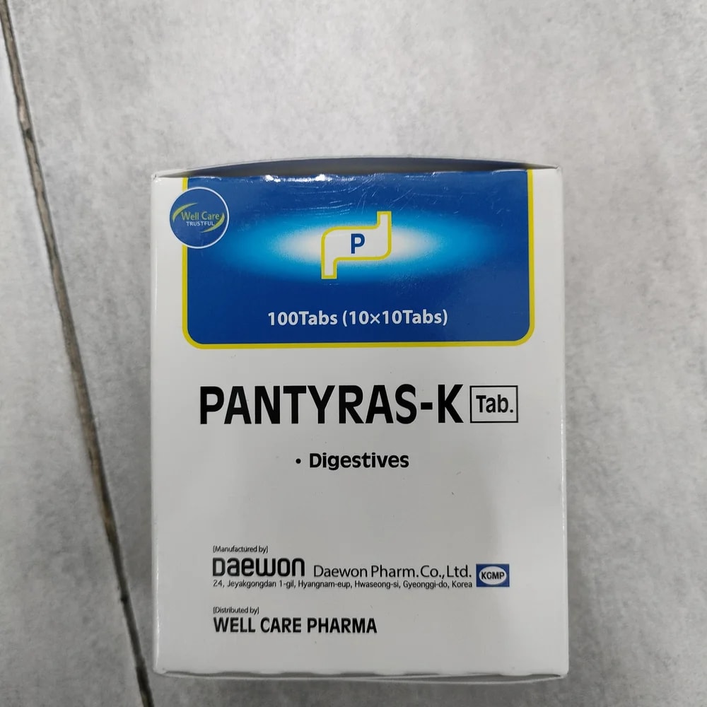 Pantyras-K Digestive enzyme tablet - Depot De Pharmacie "A" Kim Houy