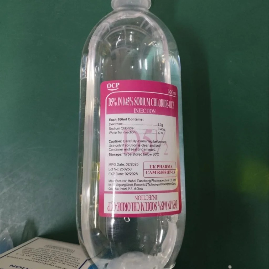 D5%In0.45% Sodium Chloride-Ocp 500ml - Pharmacy Rotha 2