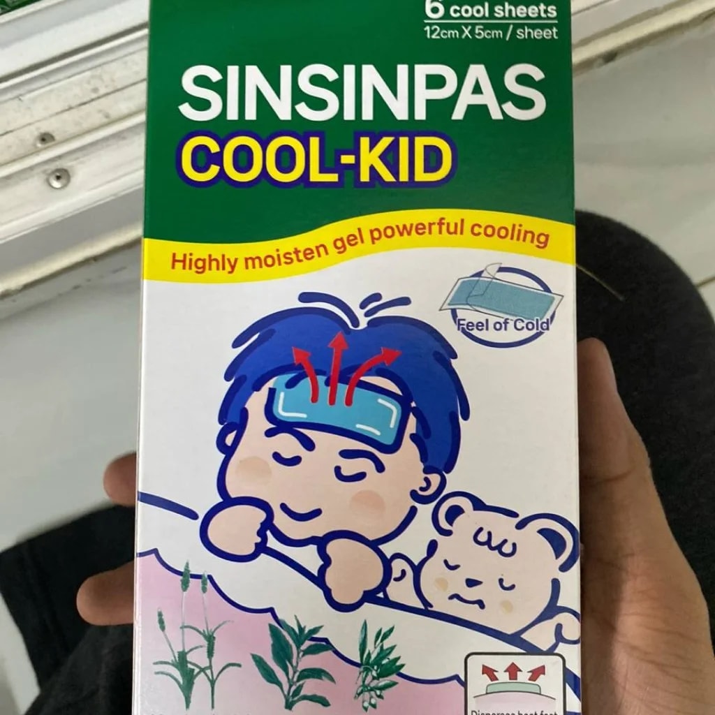 SINSINPAS COOL-KID (Cooling Gel Sheets) Not available - SETHIKA CARE Pharmacy
