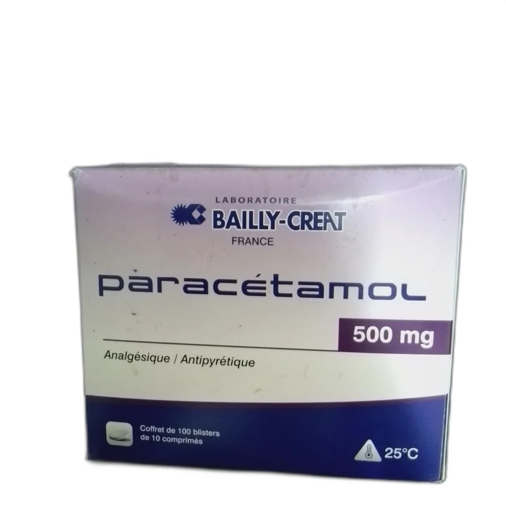 Paracetamol 500 mg per tablet - Pharmarcy Tareach
