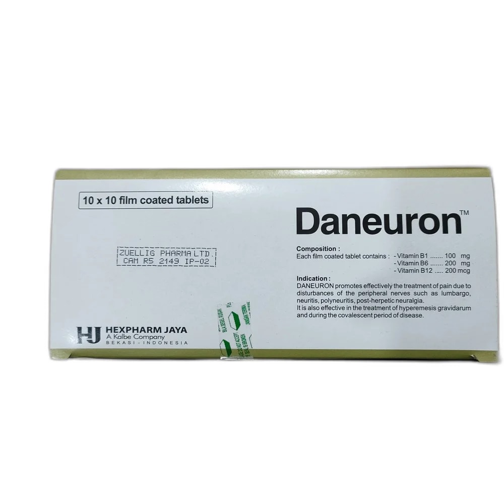 Daneuron B1 100 mg / B6 200 mg / B12 200 mcg - PHARMCARE PHARMACY