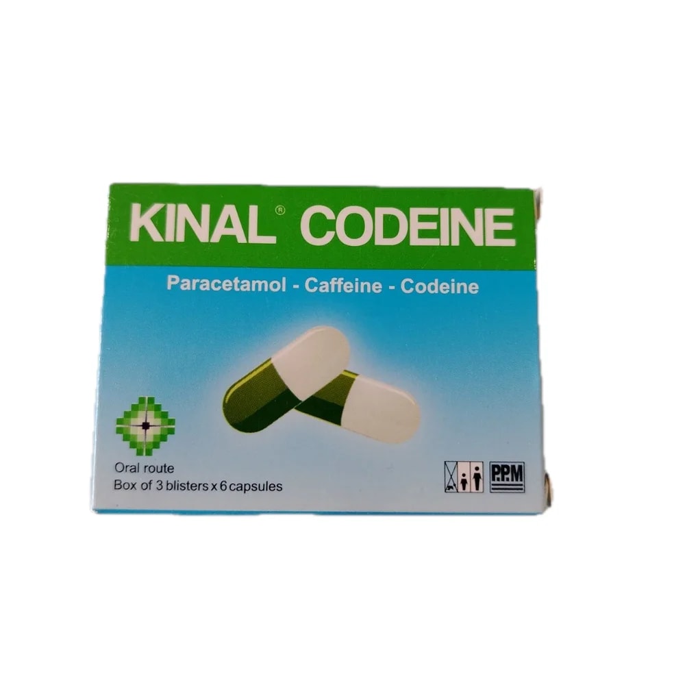 Kinal Codeine 400 mg / 50 mg / 20 mg - Reach Srey