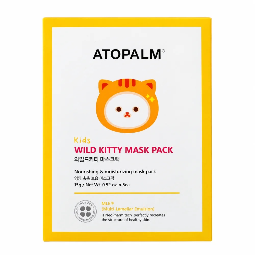 ATOPALM Kids Wild Kitty Mask Pack 15 g x 5 - Pharmacy Krech hong