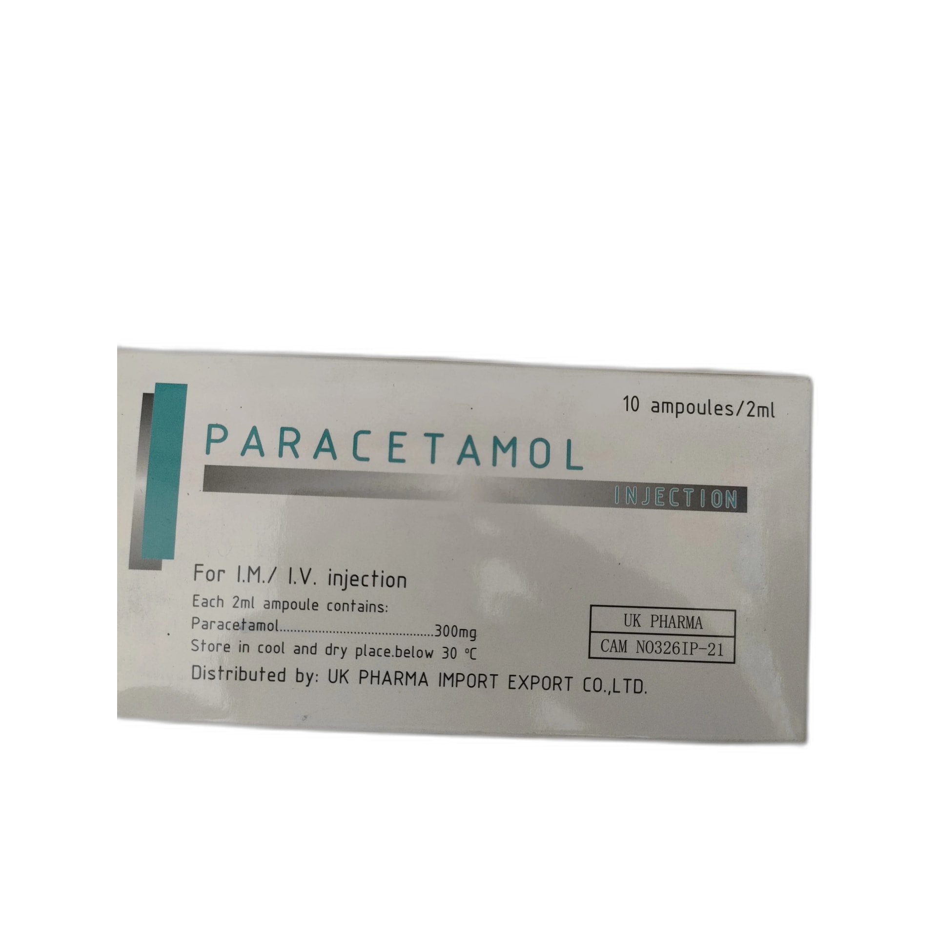 Paracetamol 300 mg / 2 mL - PONLEU DOUNG DARA PHARMACY