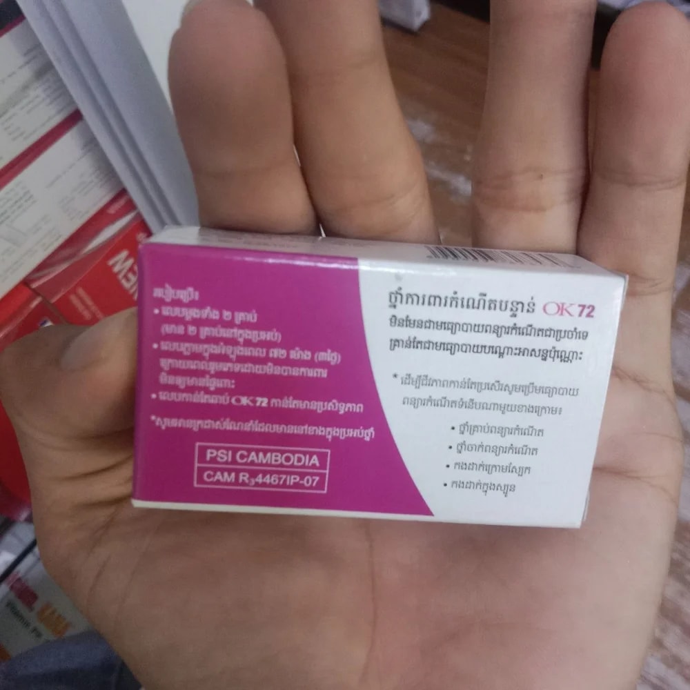 OK 72 Levonorgestrel 0.75 mg - Kim Yi