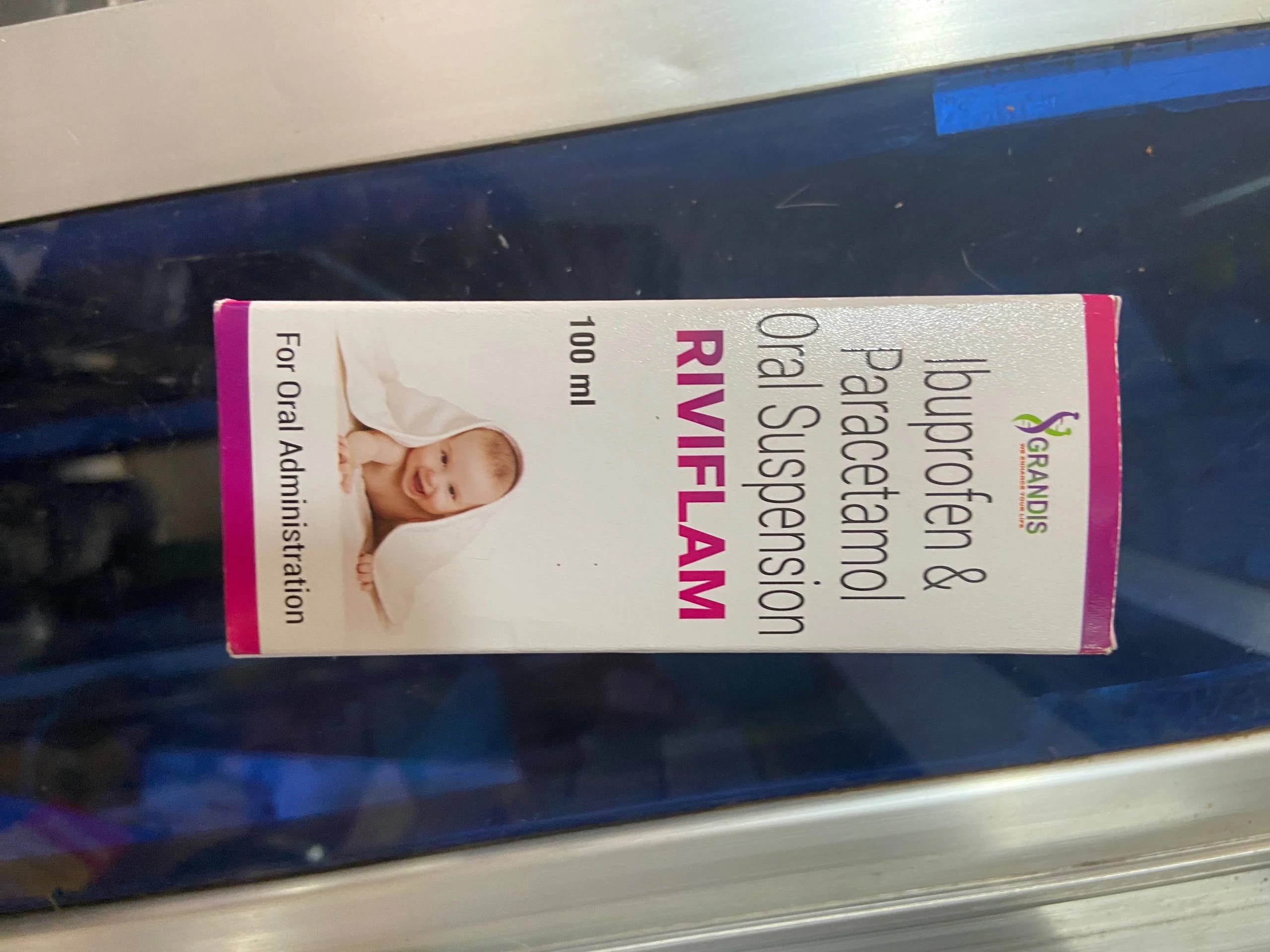 RIVIFLAM (Ibuprofen & Paracetamol) 100ml - MONGKUL SOKHAPHEAP PHARMACY