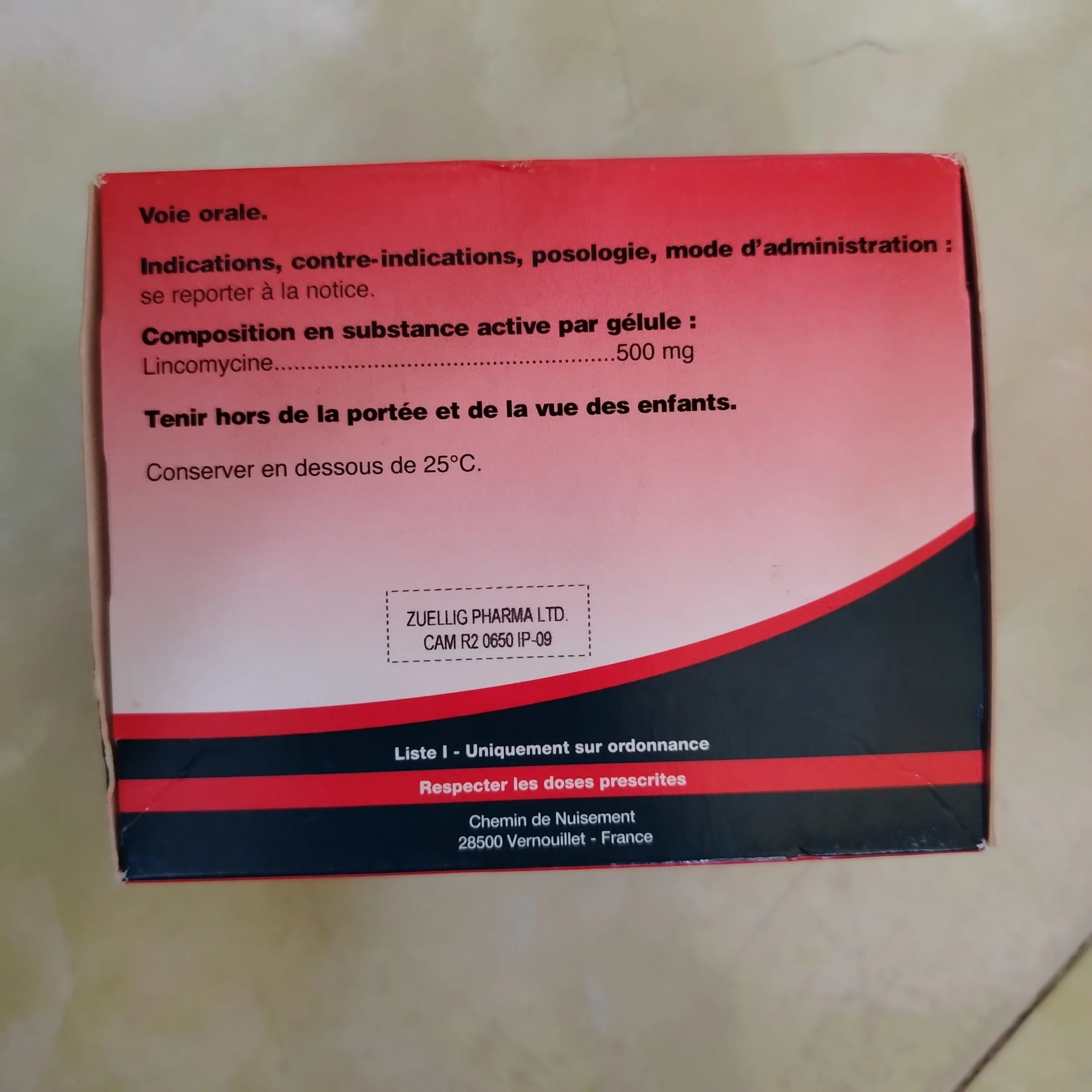 Lincomycine Bailly-Creat 500 mg - Phal Cham Rouen