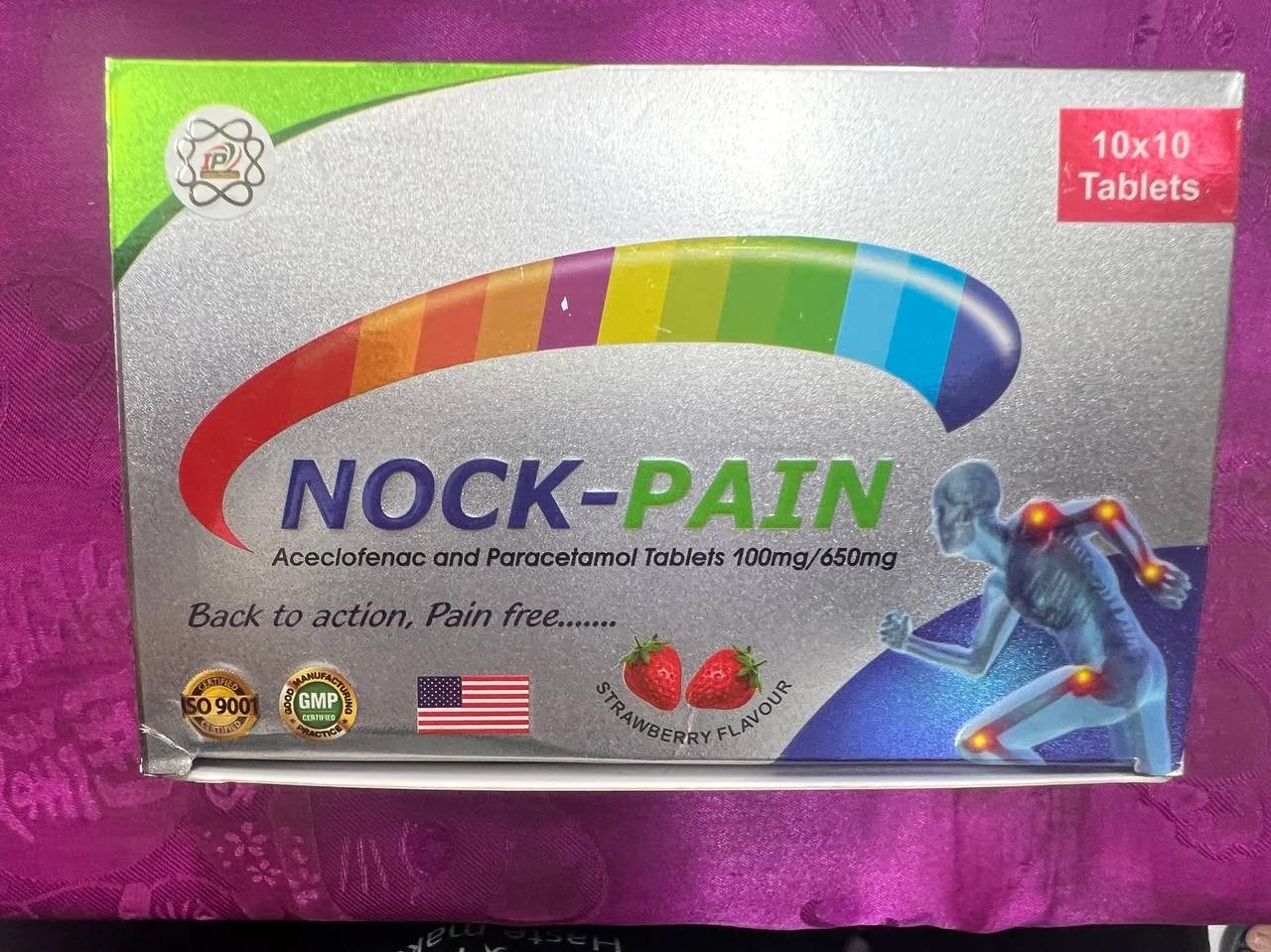 Nock-pain 100mg/650mg - Dosage pharma