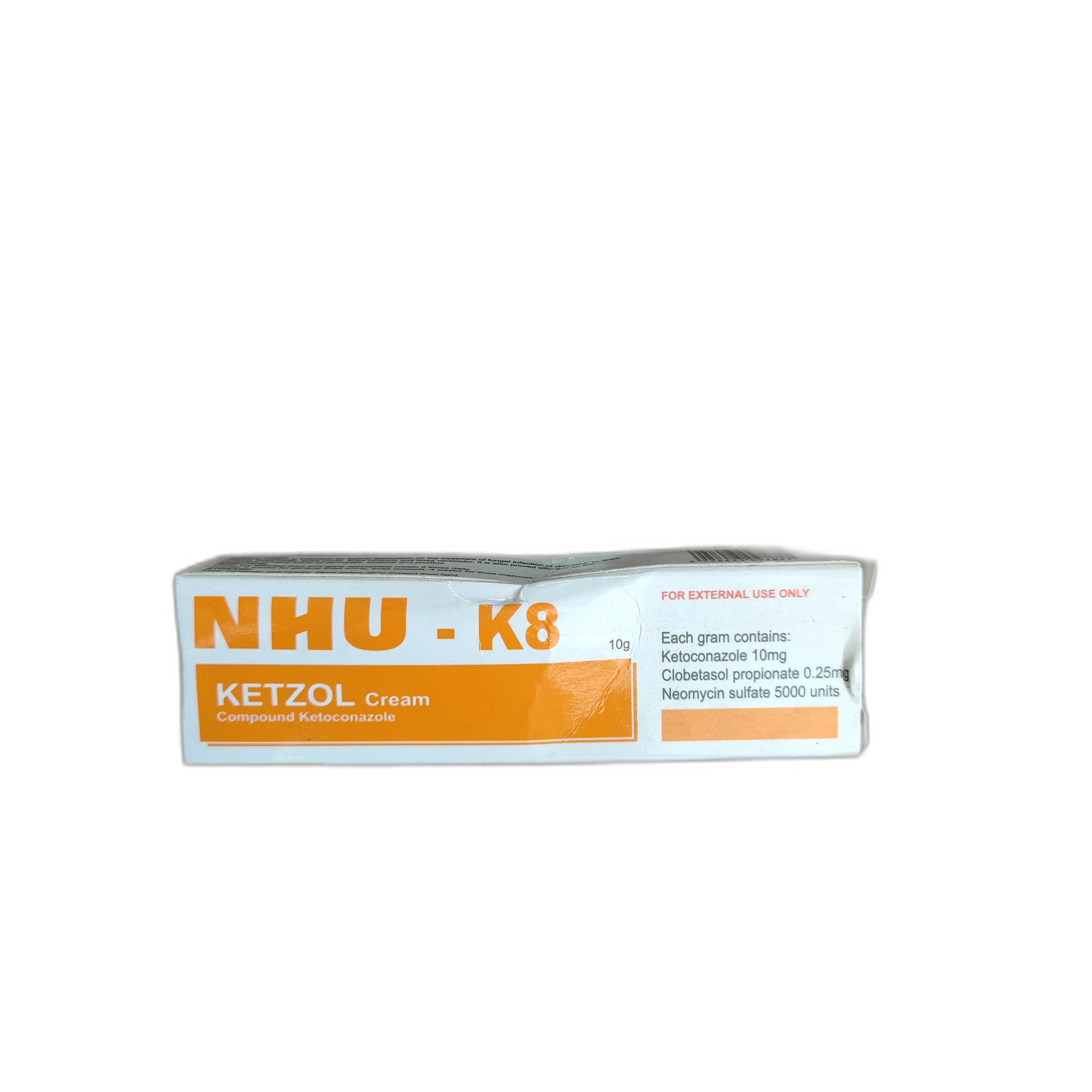 NHU-K8 Ketzol Cream 10 g - ឱសថស្ថាន សិរីមង្គលថ្មី
