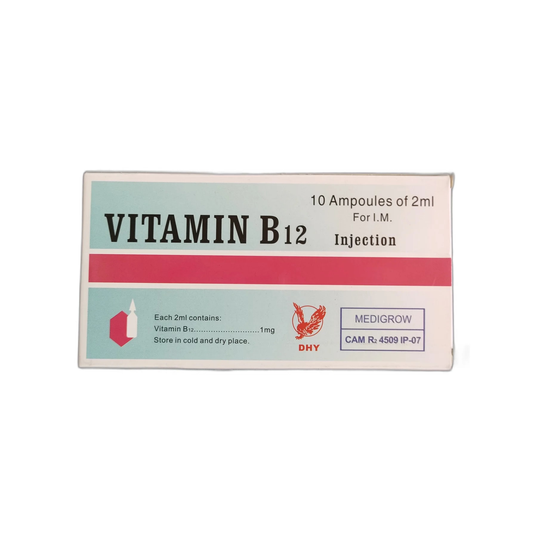 Vitamin B12 Injection 1mg/2ml - PRONETH PHARMA PHARMACY