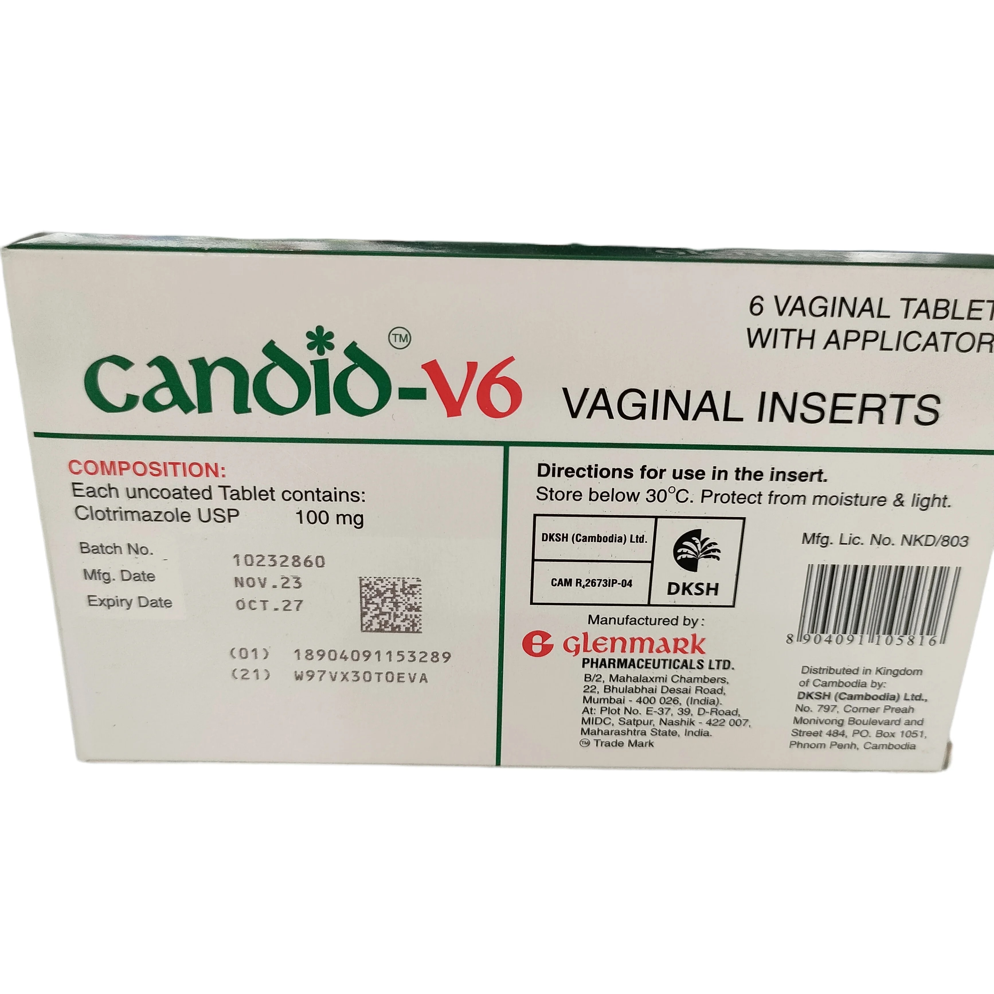Candid-V6 100 mg - PHARMACY PONLEU AOSOT