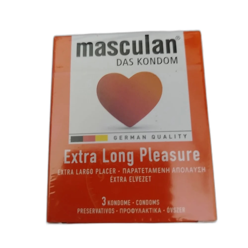 Masculan Extra Long Pleasure 53±2 mm width - DHOU CARE PHARMACY