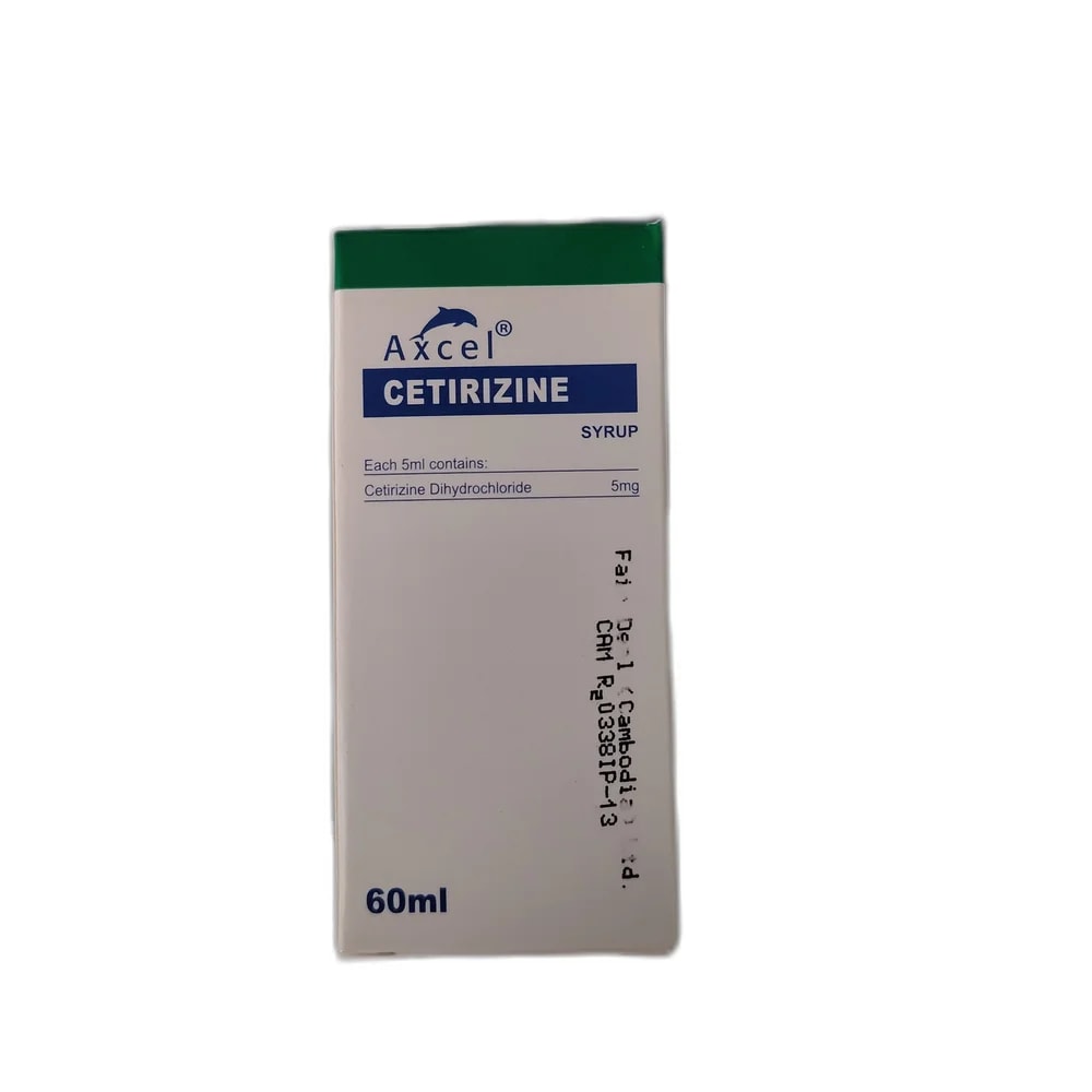 Axcel Cetirizine 5 mg / 5 mL - PHARMACIE RATANAK