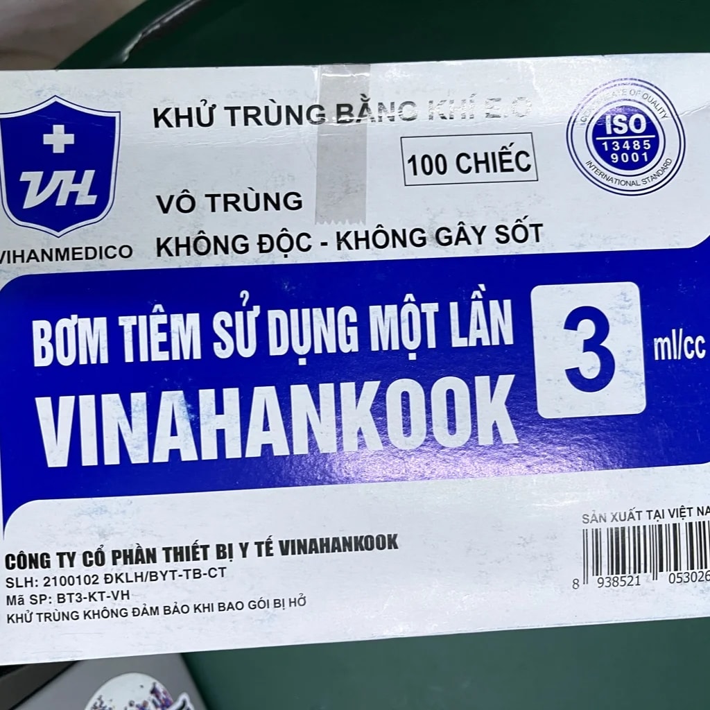 Vinahankook syringe 3ml/cc - Pharmacy Rotha 2