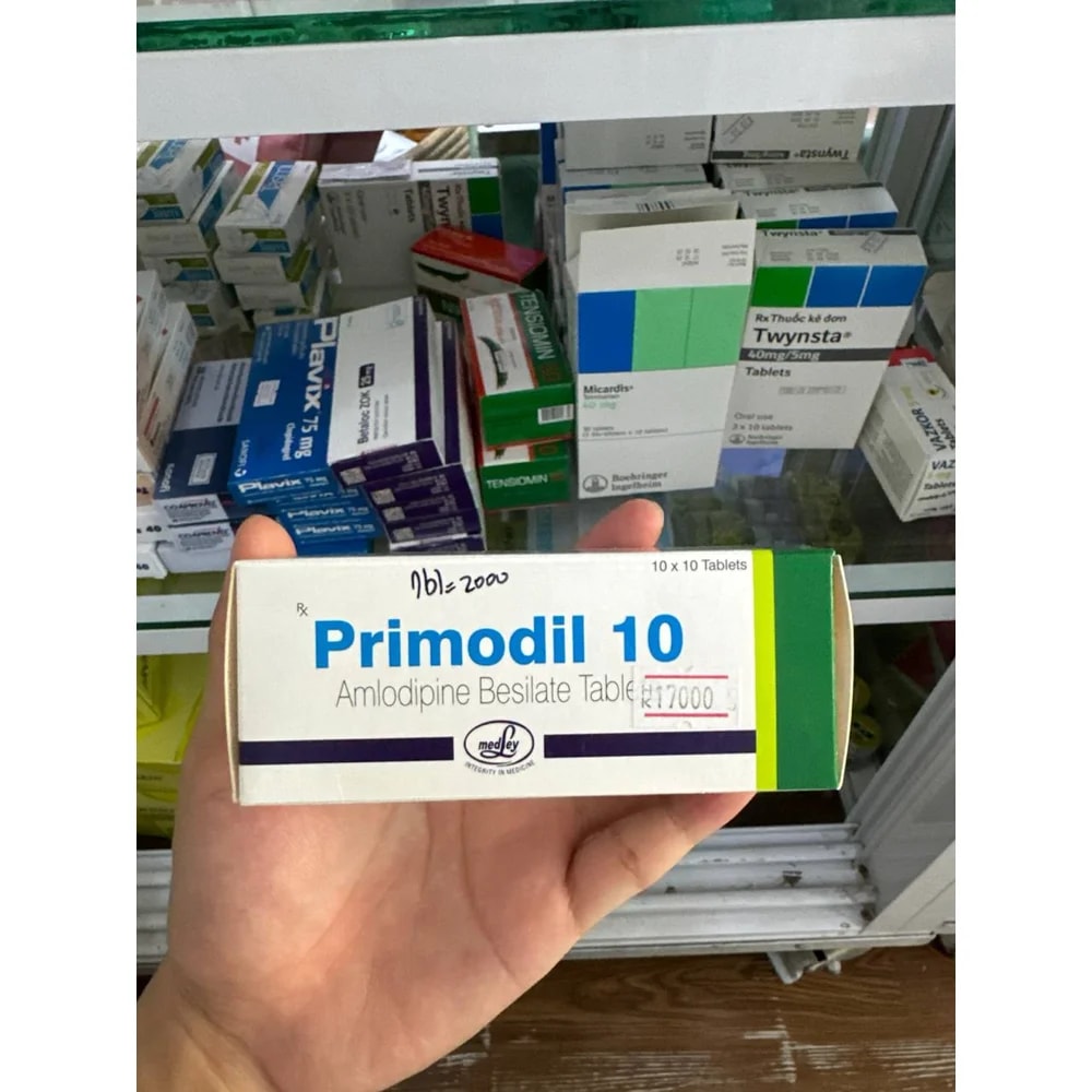 Primodil 10 Amlodipine 10 mg per tablet - Kim Yi