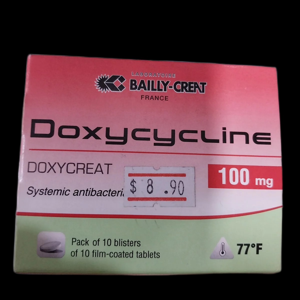 Doxycycline (Doxycreat) 100mg - ឱសថស្ថានព្រះខ័នពេជ្រ