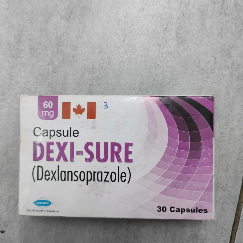 Dexi-Sure 60mg Dexlansoprazole 60 mg per capsule - Depot De Pharmacie "A" Kim Houy