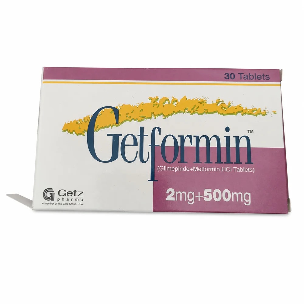 Getformin 2 mg / 500 mg - Preah Chan Tep Pharmacy 