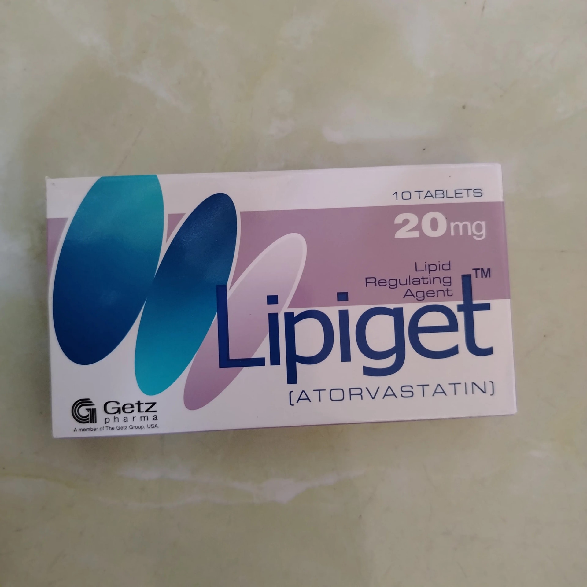Lipiget 20 mg - Phal Cham Rouen