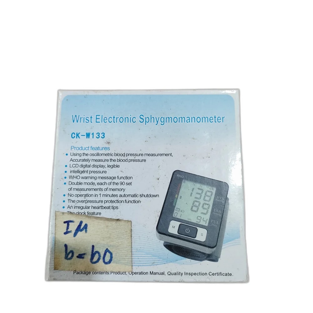 Wrist Electronic Sphygmomanometer Model CK-W133 - Reachvong Pharmacy