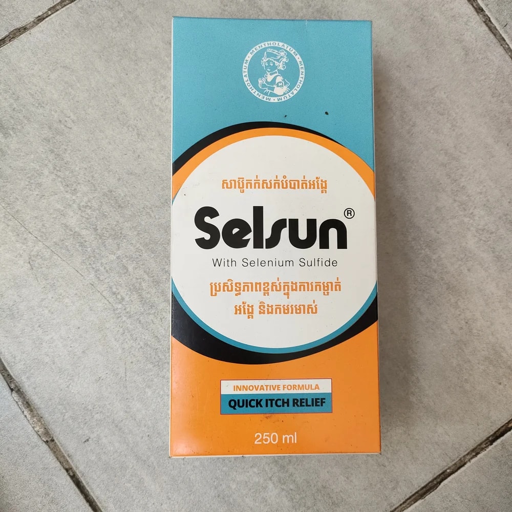 Selsun Anti-Dandruff Shampoo 250 mL 1% Selenium Sulfide - Depot De Pharmacie "A" Kim Houy