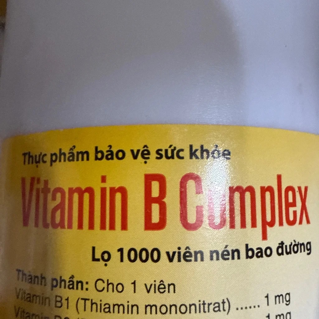 Vitamin B Complex 1mg/1mg/1mg - PONLEU DOUNG DARA PHARMACY