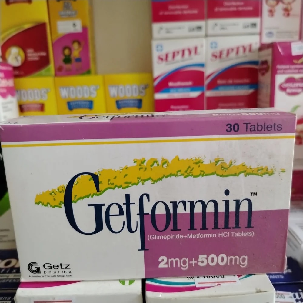 Getformin 2 mg + 500 mg - CHEANIMUL PHARMACY