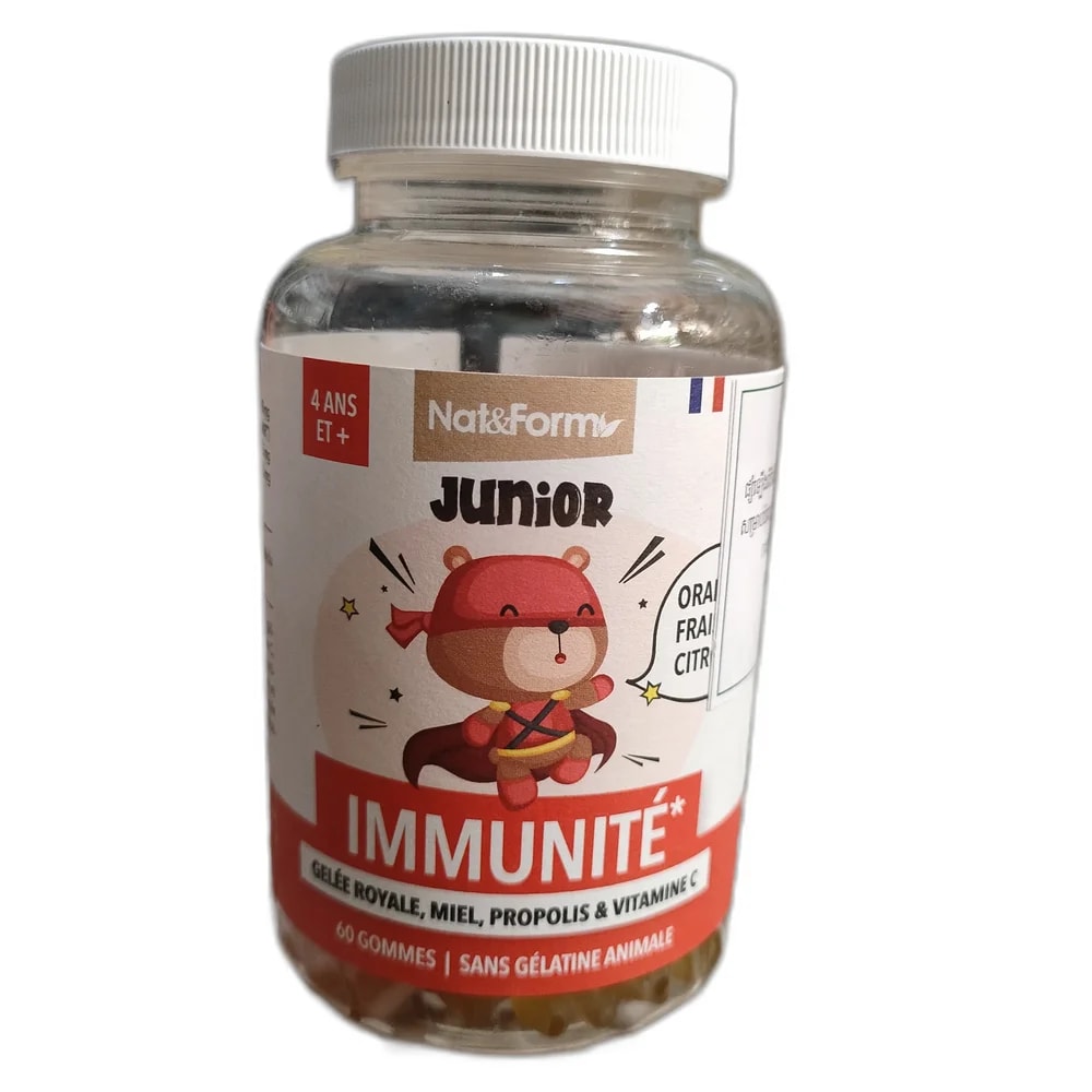 Nat&Form Junior Immunité 60 gummies - PHARMCARE PHARMACY
