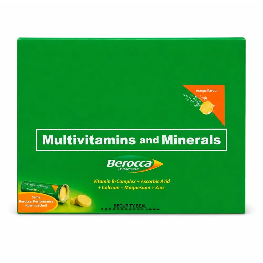Berocca Performance Multivitamin and mineral effervescent tablets, orange flavour, 24 tablets - Kim Yi