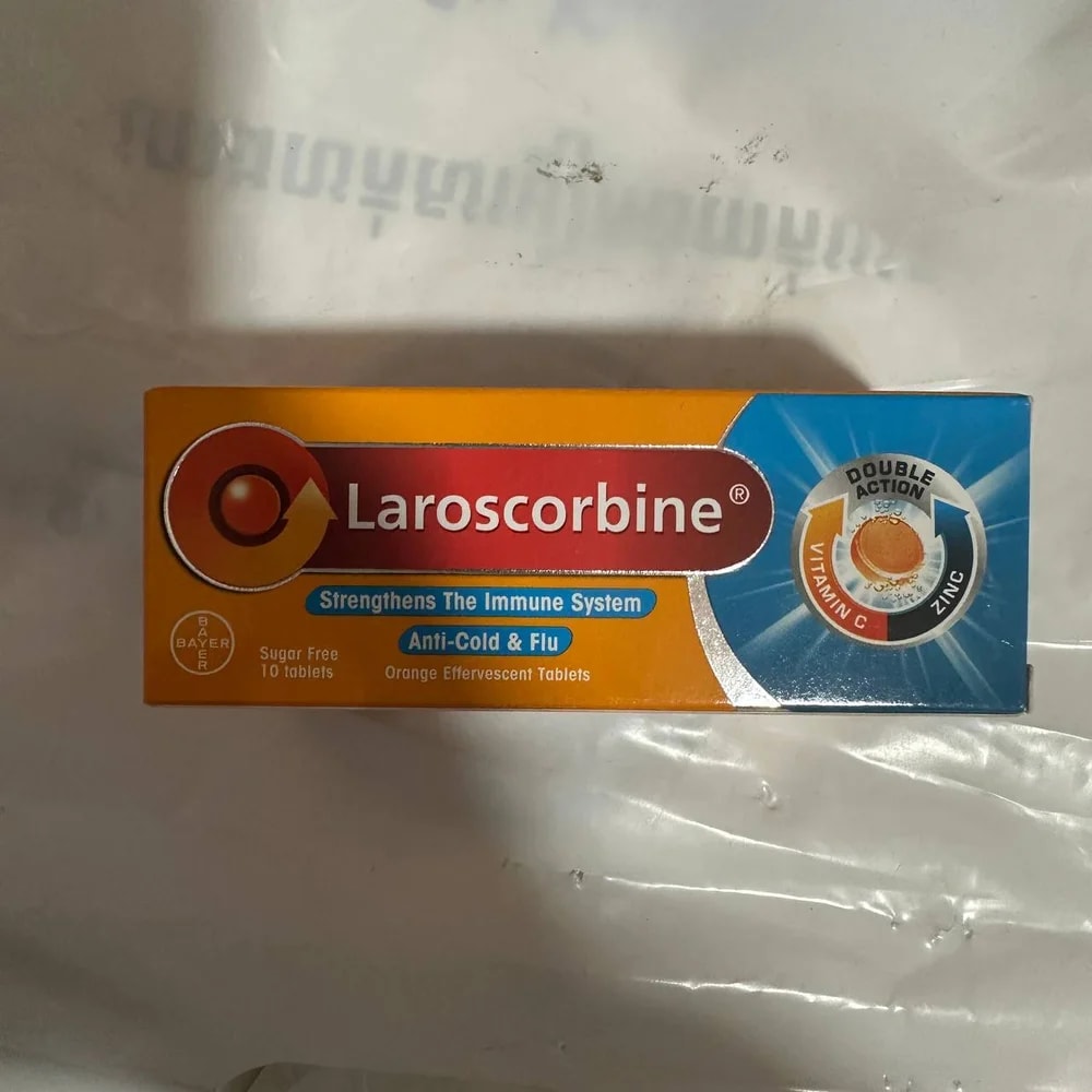 Laroscorbine Double Action orange effervescent tablets - PHARMCY ARUN REAS