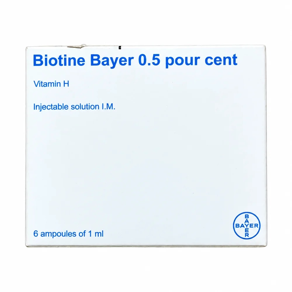 Biotine Bayer 5 mg per 1 ml ampoule (0.5%) - PHARMCY ARUN REAS