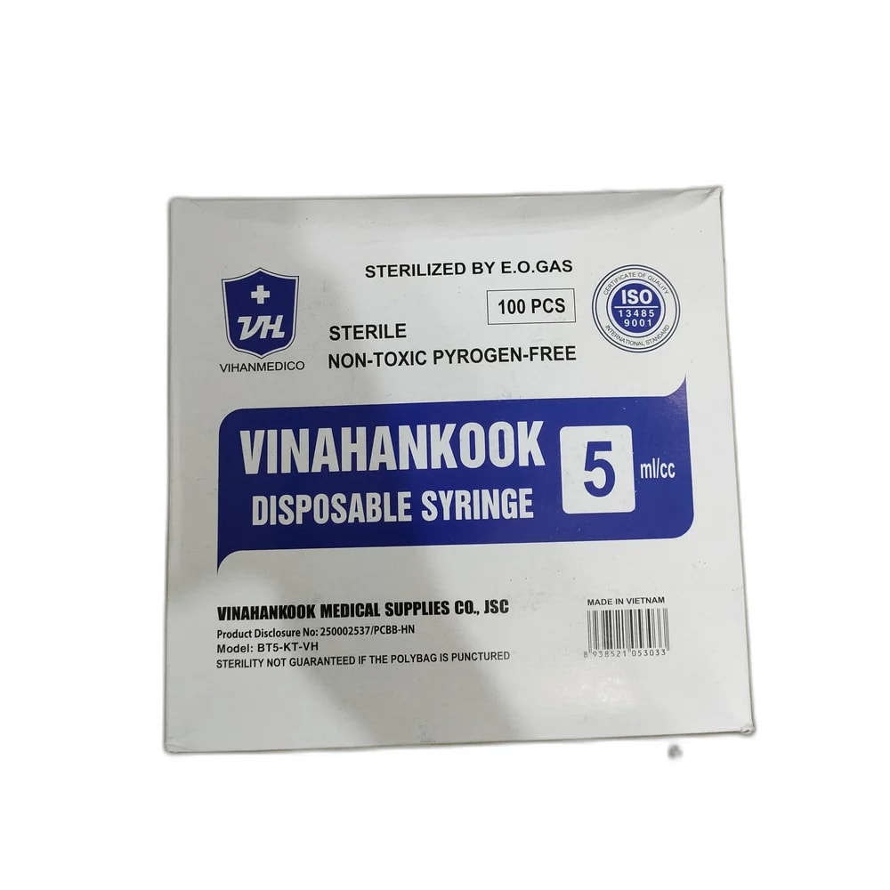 Vinahankook Disposable Syringe 5ml 5 ml - PHARMACIE MONGKUL
