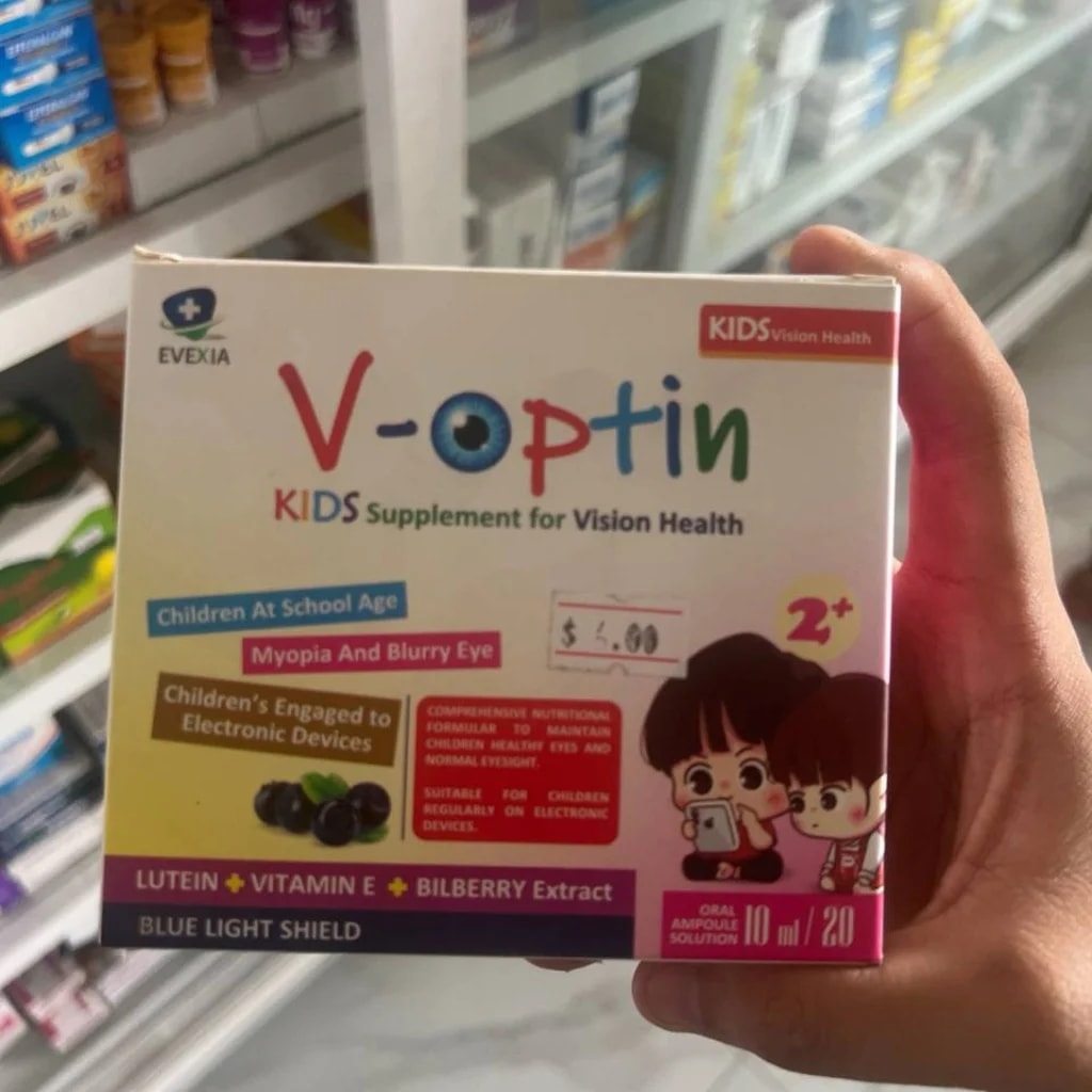 V-optin KIDS Supplement for Vision Health 10 ml - SETHIKA CARE Pharmacy