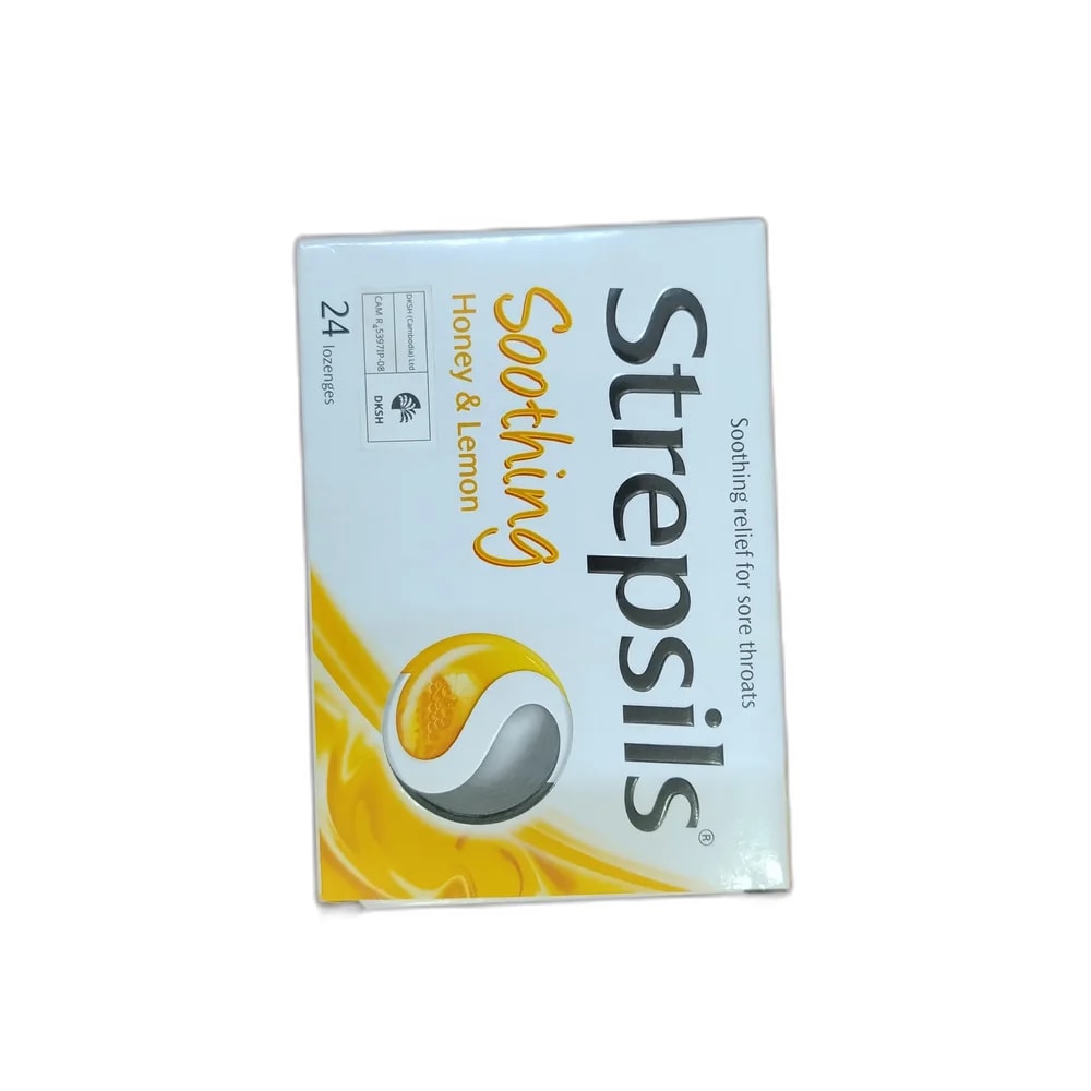 Strepsils Soothing Honey & Lemon 1.2 mg / 0.6 mg - PHARMA ASSIST PHARMACY