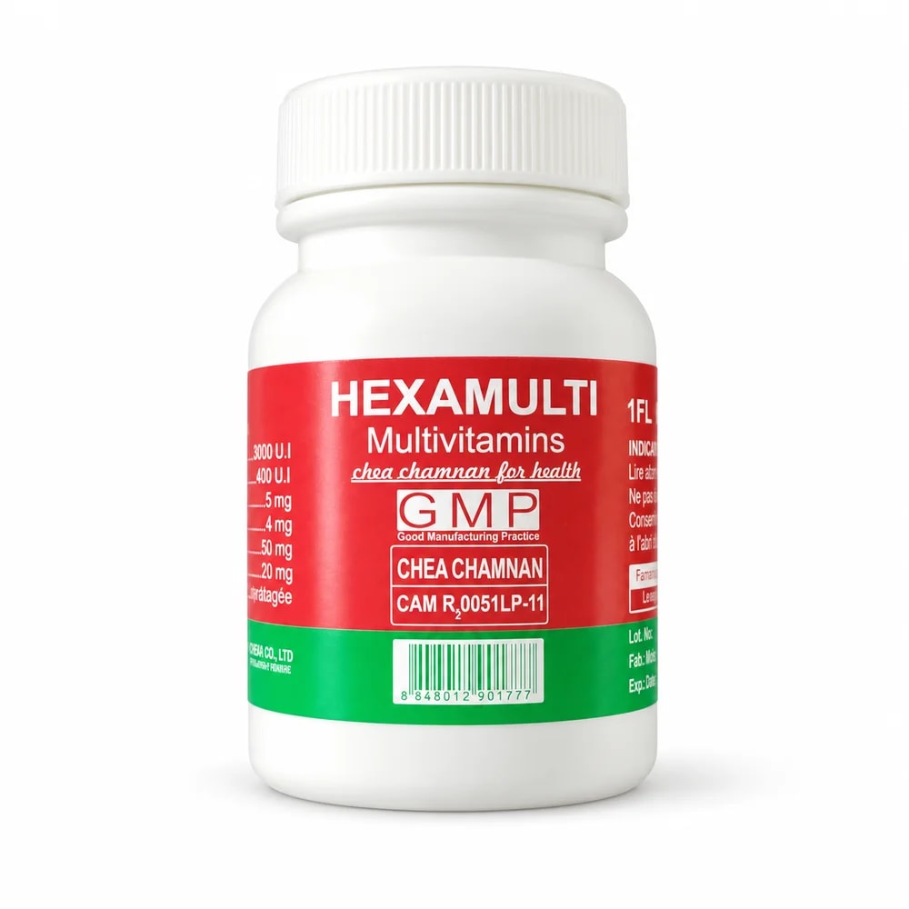 Hexamulti Multivitamin formulation per dragee - Sann Sopheachenda Pharmacy