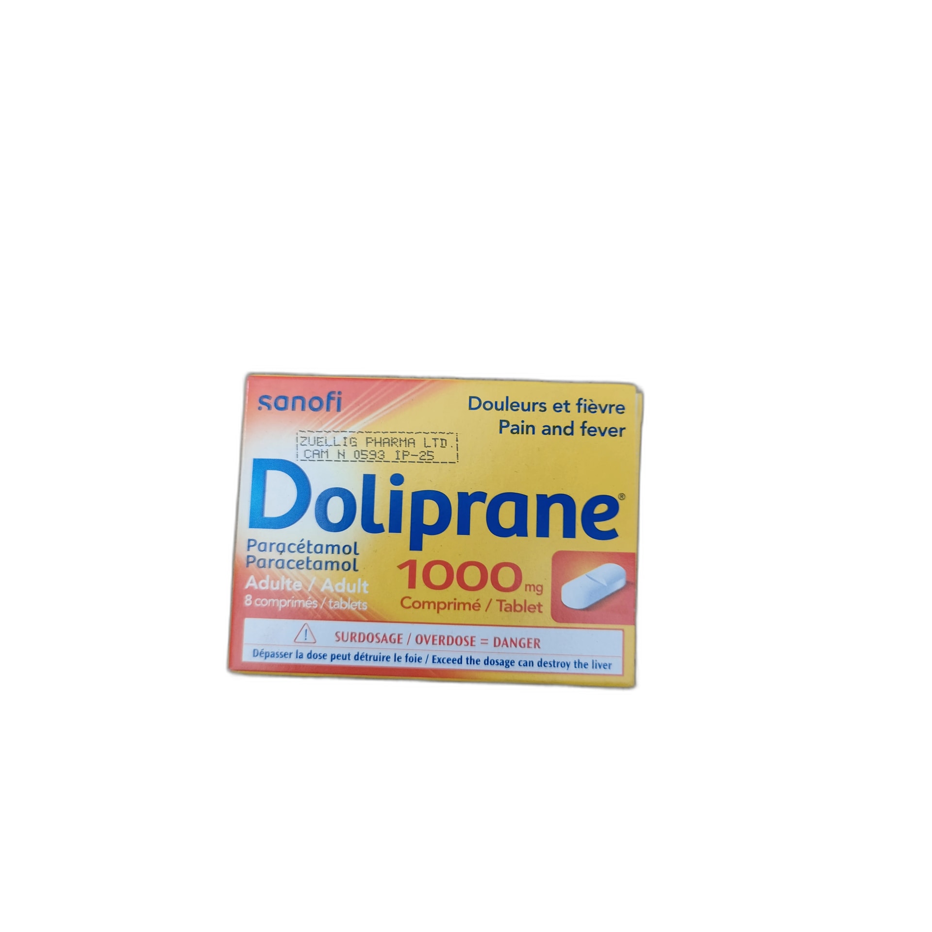 Doliprane 1000mg 1000 mg - PHARMARCY DARA RAKSMEY KOK CHAMBOK