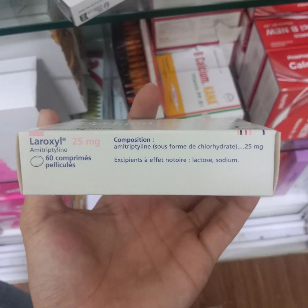 Laroxyl Amitriptyline 25 mg; 60 film-coated tablets - Kim Yi